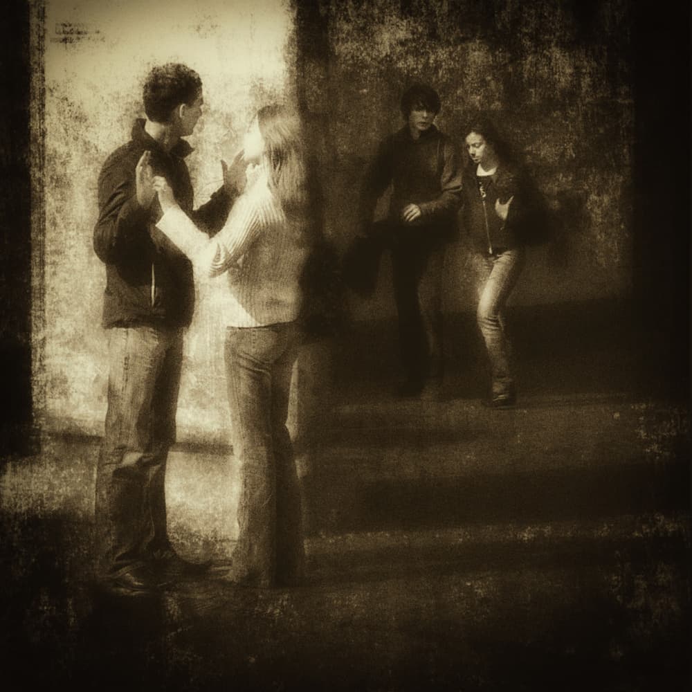 Young Couple Dancing by Evgenii Novichikhin — canvas wall art