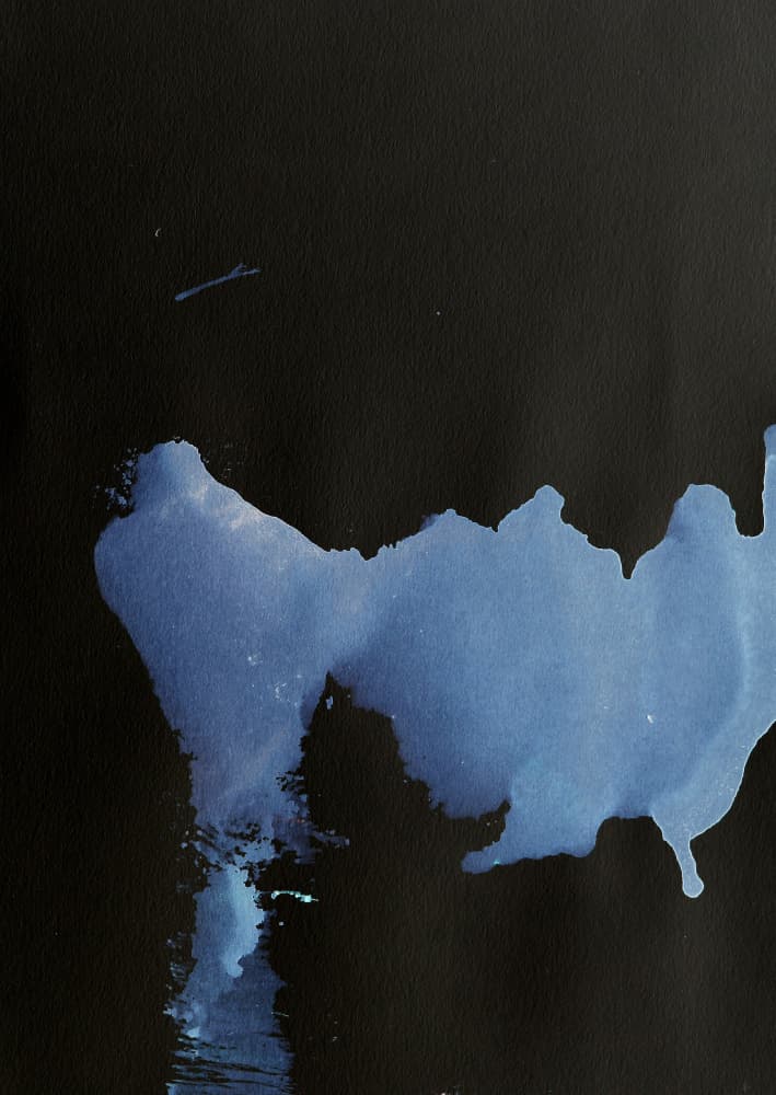 Dark Blue Abstraction by Santhosh ch — canvas wall art