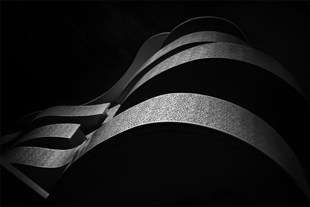 Sleek Geometric Architecture by Gilbert Claes — canvas wall art