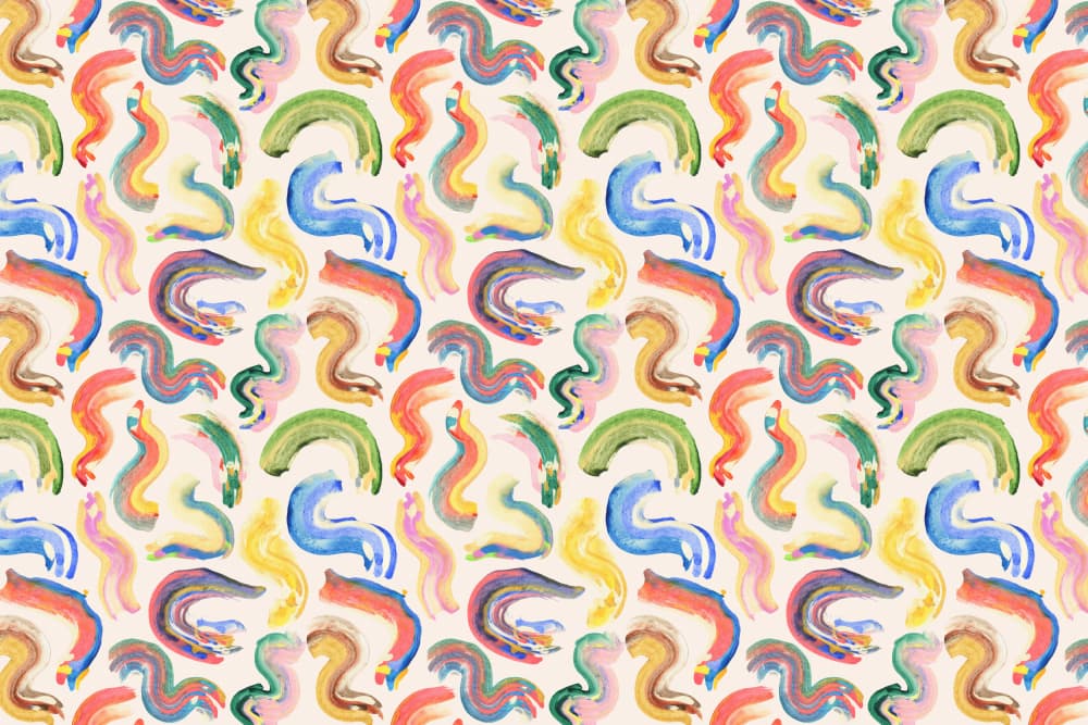 Funkystrokespatternno02 by Treechild — canvas wall art