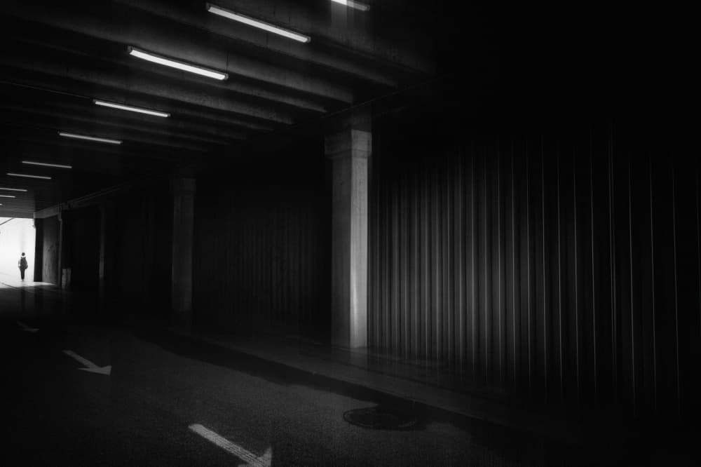 Underpass Exit Light by Jorge Pimenta — canvas wall art