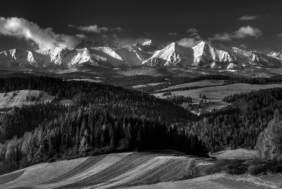 Dramatic Mountain Valley by Krzysztof Mierzejewski — canvas wall art