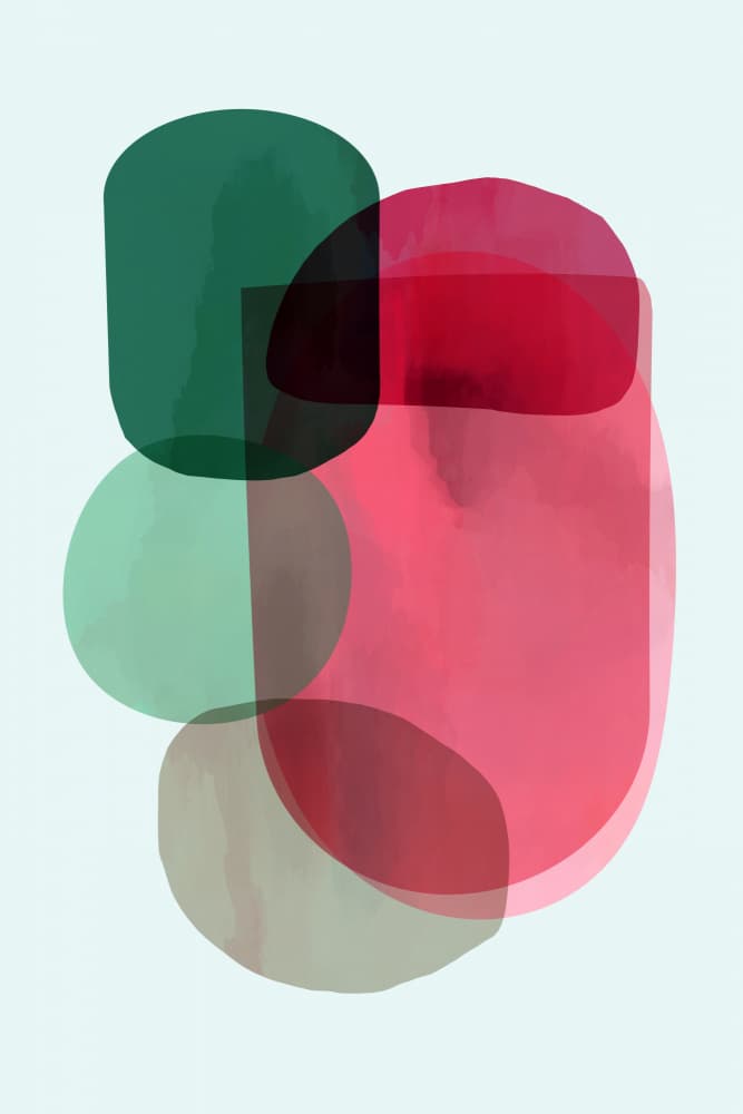 Modern Organic Shapes by cartissi — canvas wall art