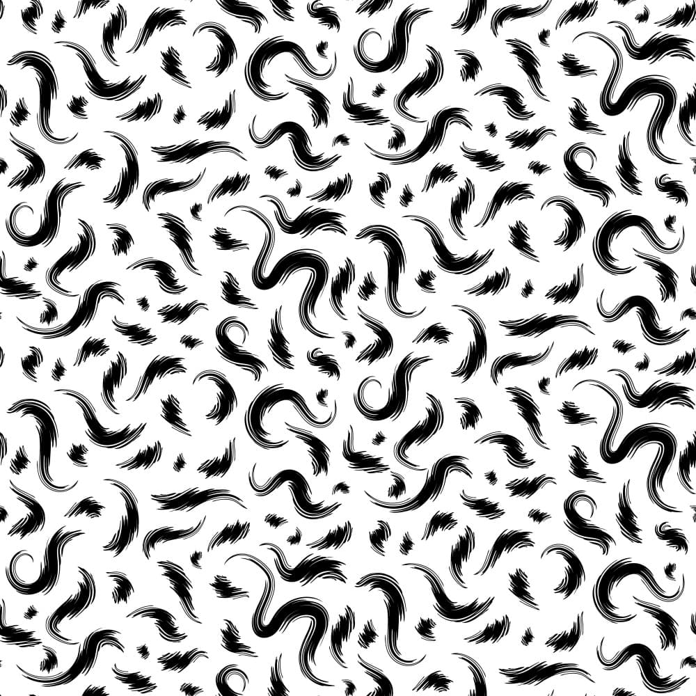 Dynamic Black Strokes by Marika Barsrsind β canvas wall art