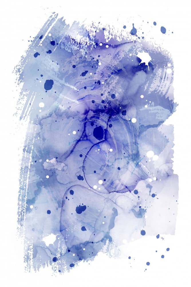 Fluid Blue Dream by Martina — canvas wall art