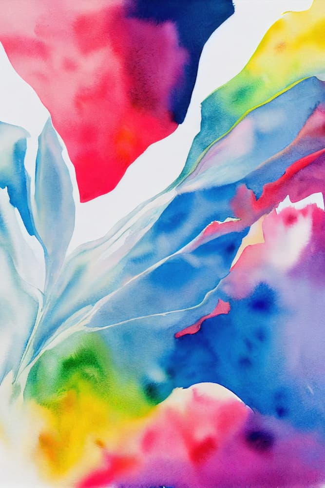 Vibrant Color Flow by Mauro — canvas wall art