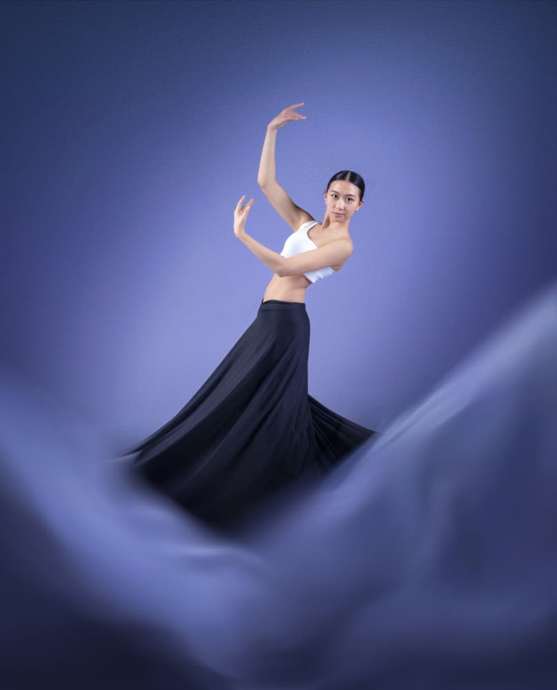 Graceful Dancer Flow by Catherine Wang — canvas wall art