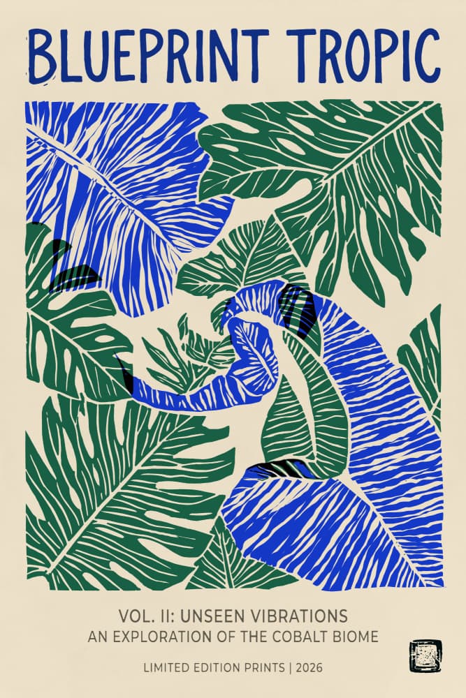 Vibrant Tropical Foliage by cartissi — canvas wall art