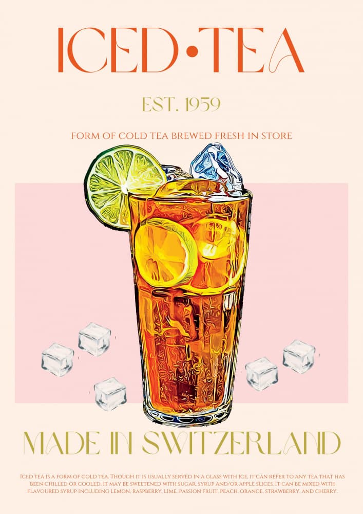 Iced Tea Refreshment by Nazma Khokhar — canvas wall art
