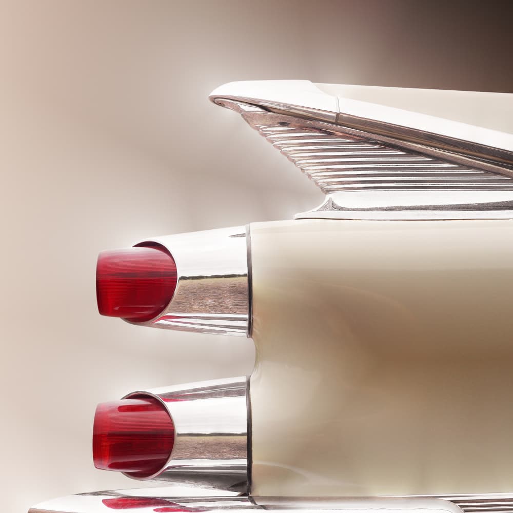 Classic Car Tailfin by Beate Gube — canvas wall art