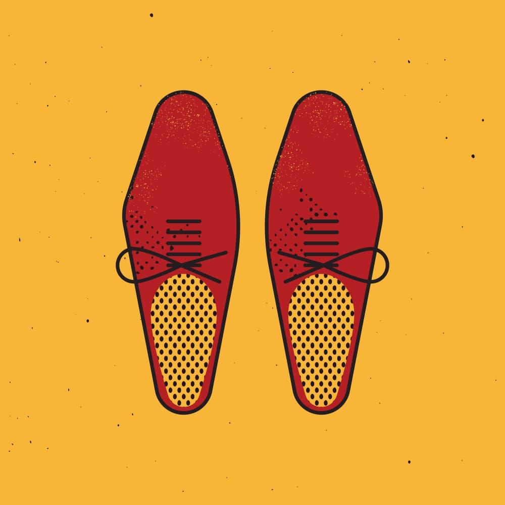 Classic Red Shoes by The Creating Mind — canvas wall art