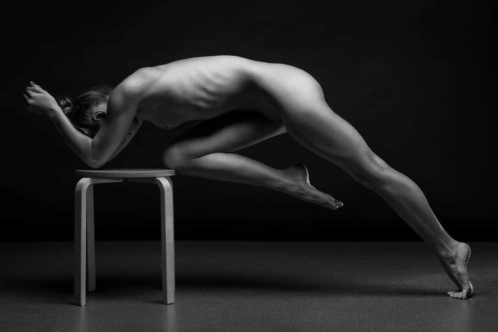 Graceful Nude Form by Anton Belovodchenko — canvas wall art