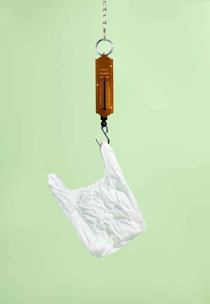 Plastic Bag Weight by Julia Ramiro — canvas wall art