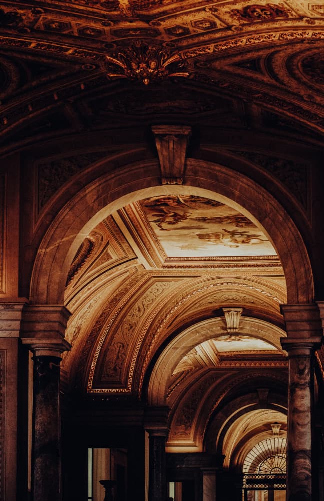 Grand Ornate Arches by Aimee Giles — canvas wall art