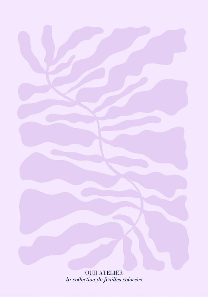 Abstract Leaves by Athene Fritsch — canvas wall art
