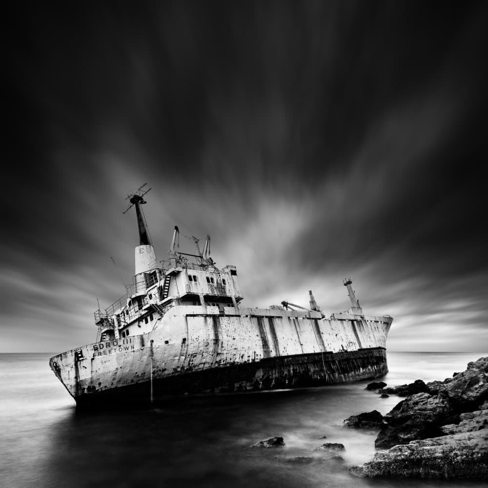 Dramatic Shipwreck Coast by George Digalakis — canvas wall art