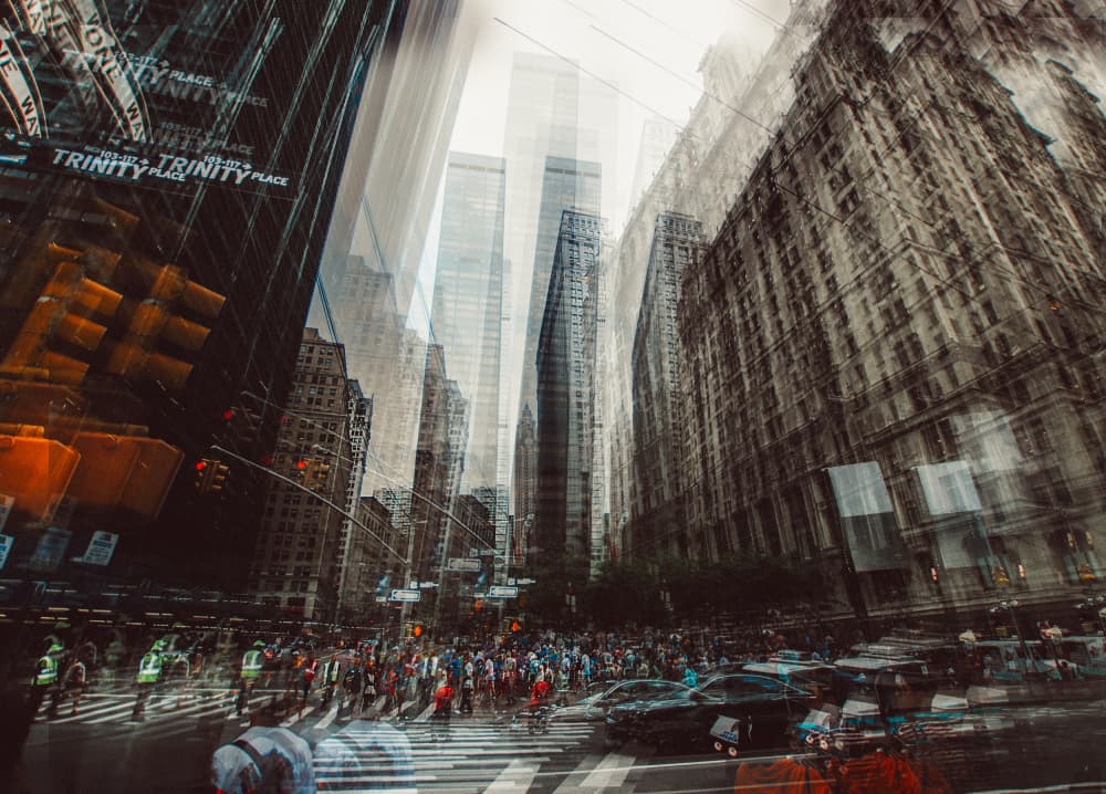 Urban Motion Blur by Carmine Chiriacò — canvas wall art