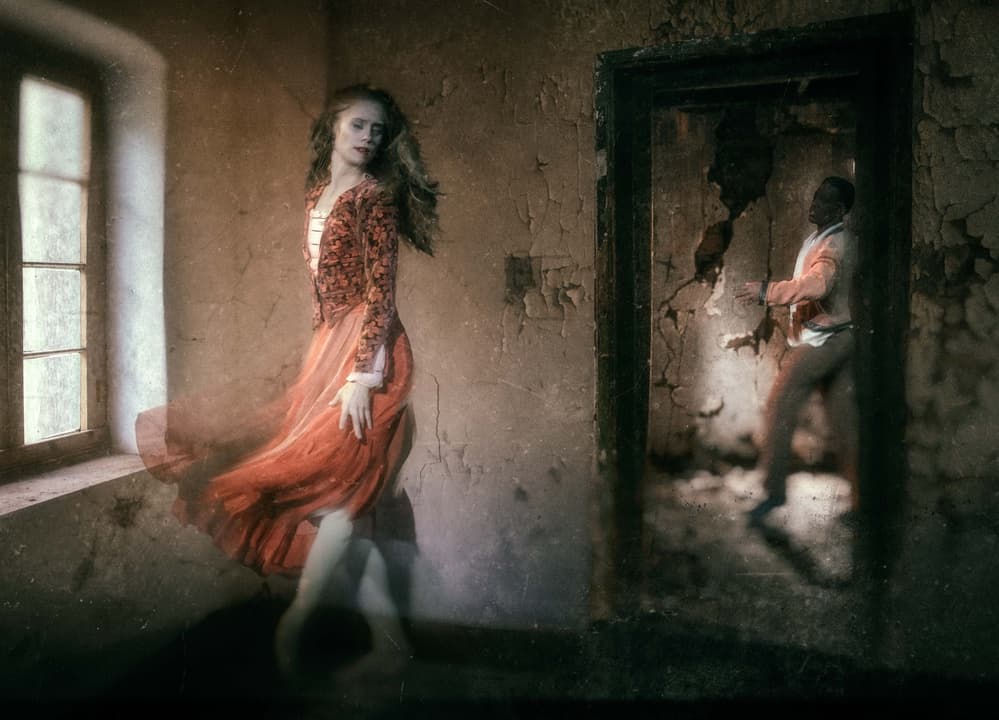 Ethereal Dance Old Room by Charlaine Gerber — canvas wall art