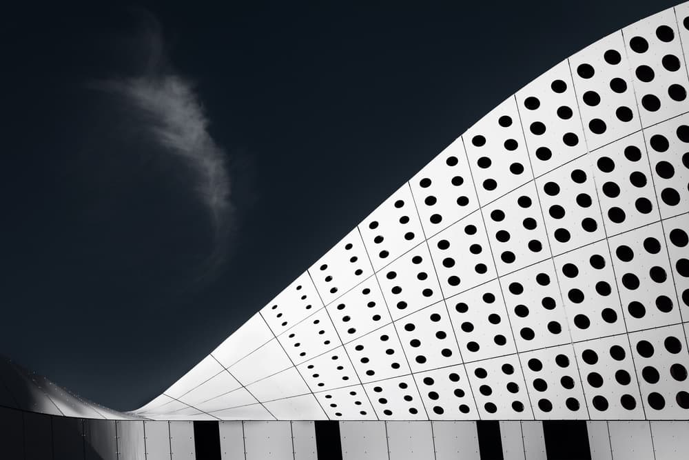 Modern Architectural Curve by Jeroen van de Wiel — canvas wall art