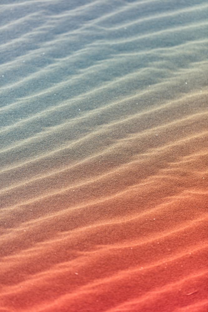Colorful Desert Ripples by Javier Pardina — canvas wall art
