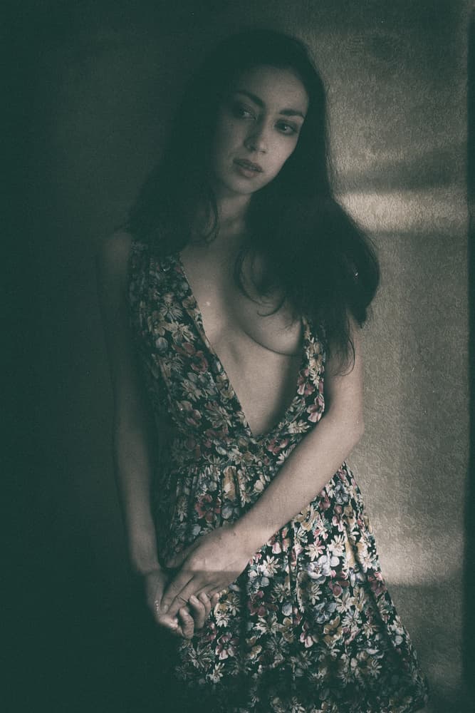 Sensual Pensive Woman by Jacob Tuinenga — canvas wall art