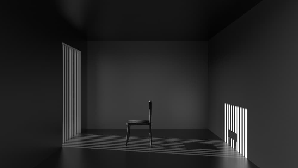 Shadow Lines Lone Chair by Antonyus Bunjamin (Abe) — canvas wall art
