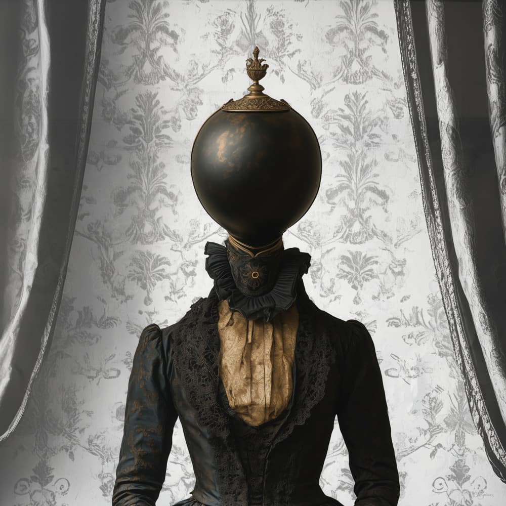 Surreal Victorian Lady by Sue Skellern — canvas wall art