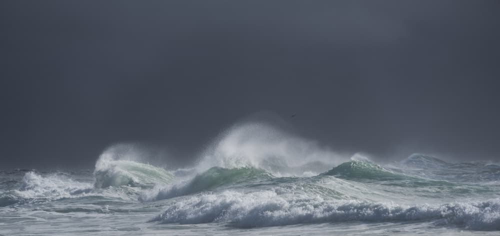 Stormy Ocean Waves by Richard Vandewalle — canvas wall art