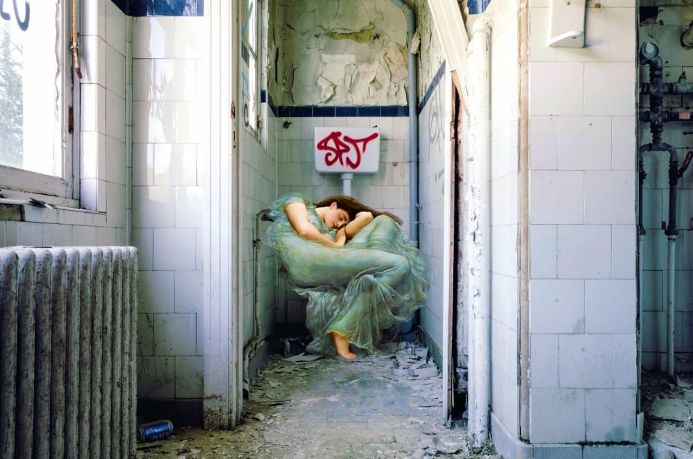 Dreaming in Ruins by Marja van den Hurk — canvas wall art