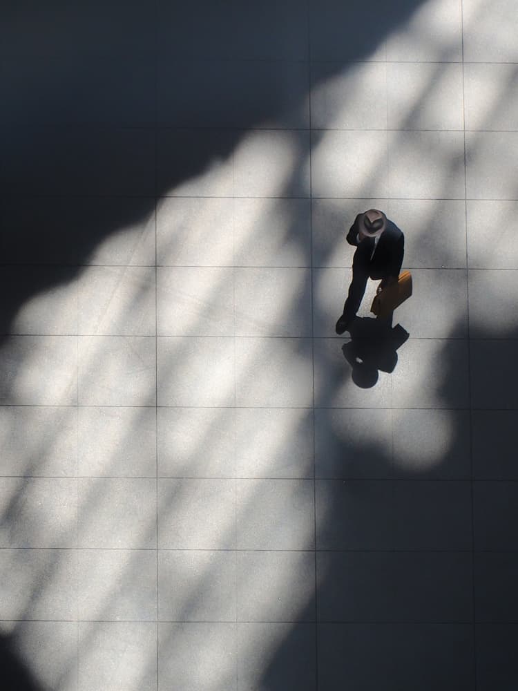 Solitary Walk in Light by IKUMI FUKAZAWA — canvas wall art