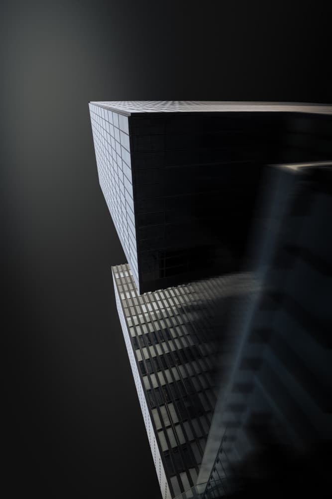 Modern Glass Tower by Jörg Vollrath — canvas wall art