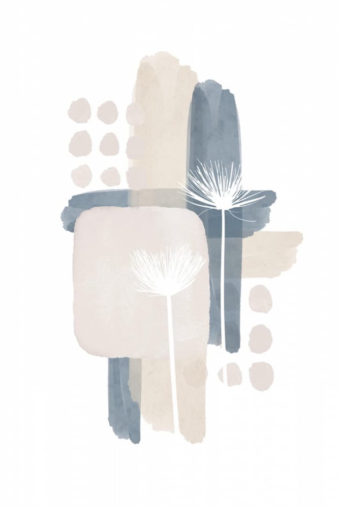 Soft Floral Strokes by Sally Ann Moss — canvas wall art