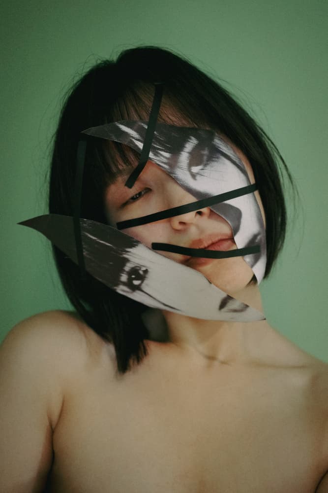 Fragmented Face Portrait by Midoriselfphoto — canvas wall art