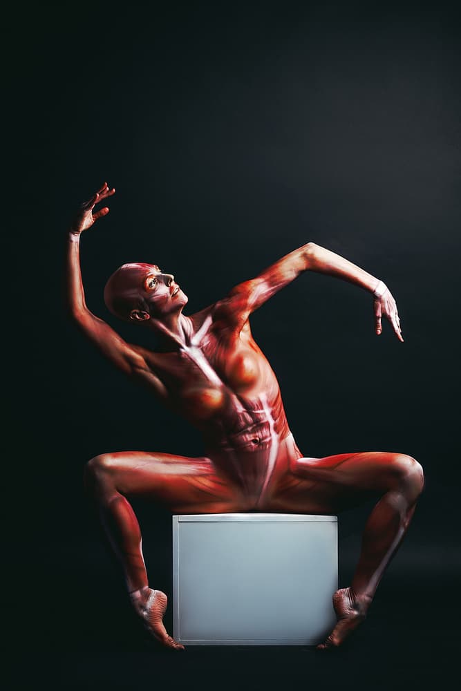 Anatomical Dance Movement by Ruslan Bolgov — canvas wall art