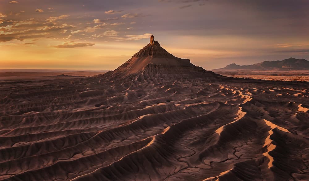 Ancient Desert Pinnacle by Ling Jiang — canvas wall art