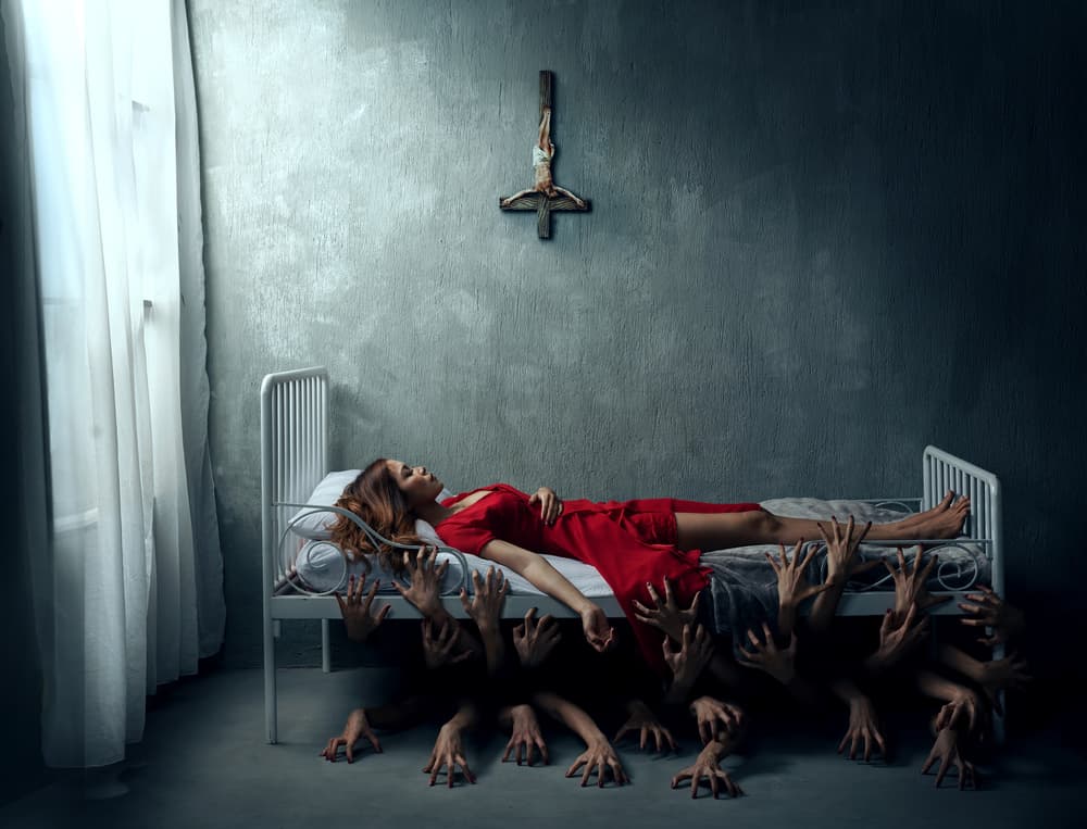 Creeping Hands Nightmare by Sebastian Kisworo — canvas wall art