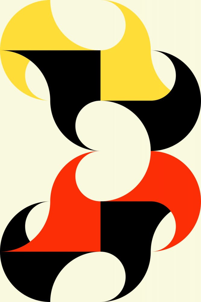 Bold Abstract Flow by Petr Strnad — canvas wall art