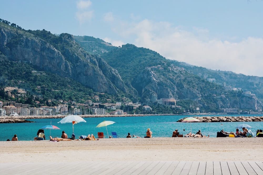 Summer Beach Vacation Scene by Del Mundo Imagery — canvas wall art
