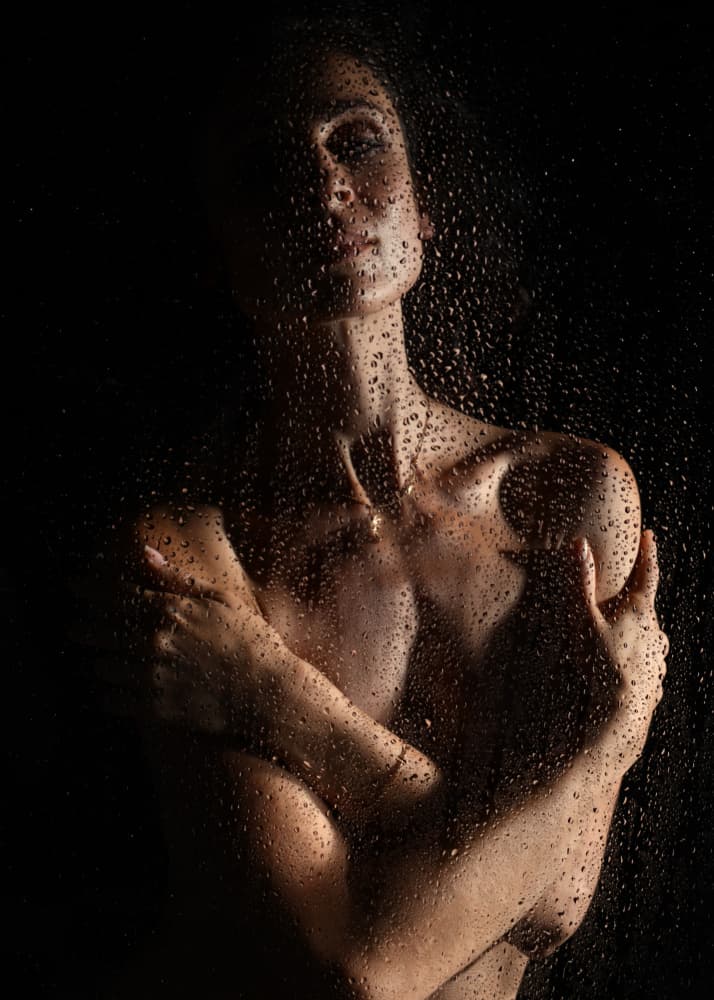 Mysterious Wet Beauty by Yoram GIL — canvas wall art