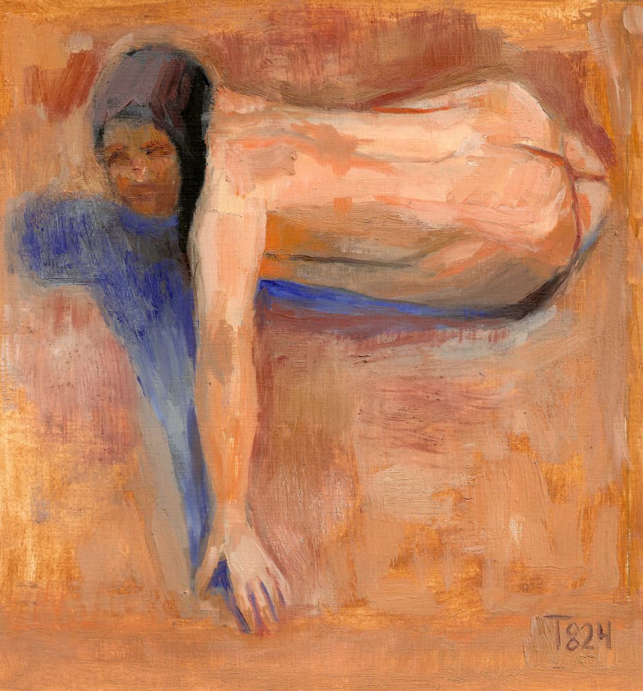 Woman in Warm Repose by Tore Bahnson — canvas wall art