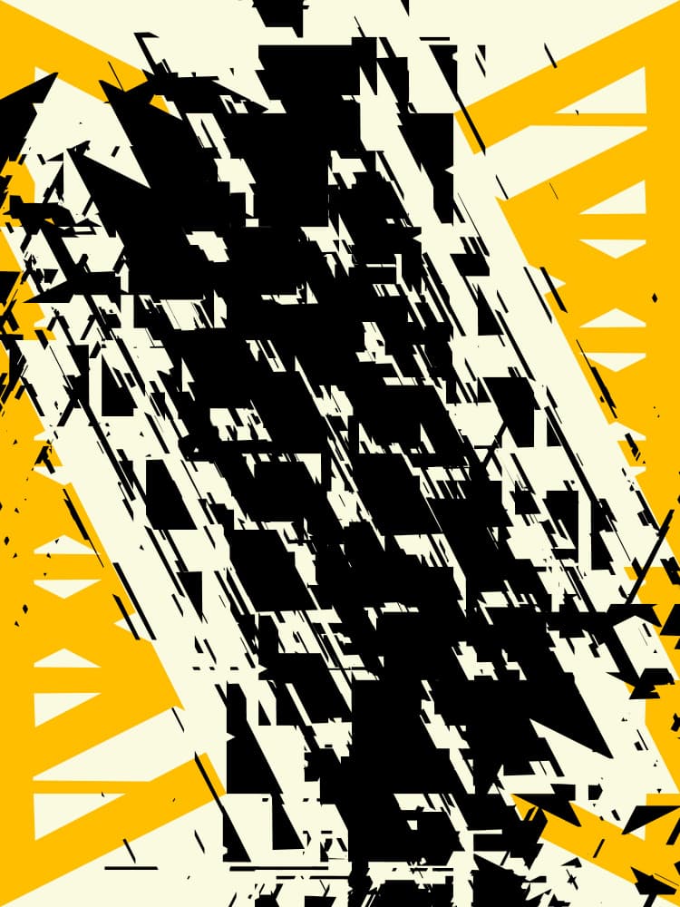 Dynamic Abstract Geometry by Petr Strnad — canvas wall art