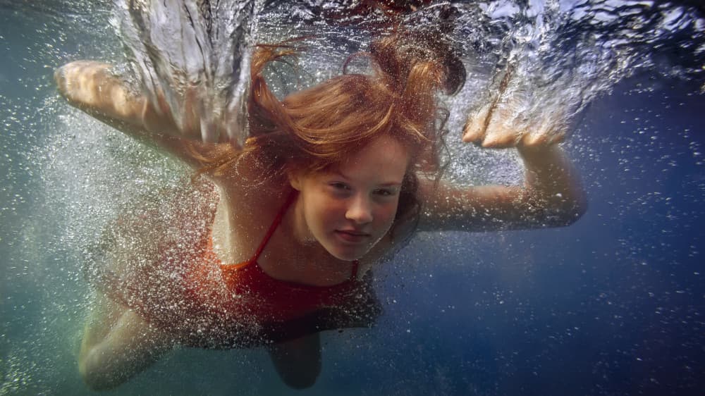 Submerged Summer Swim by Dmitry Frizel — canvas wall art