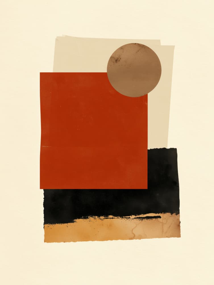 Abstract Color Block Shapes by Imaginative — canvas wall art