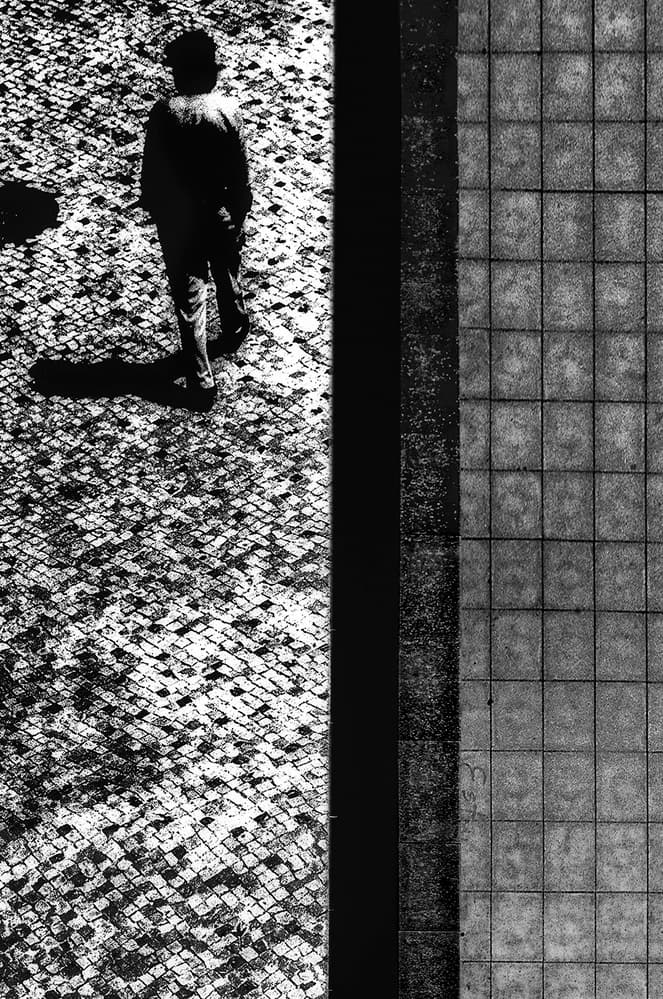 Urban Silhouette and Shadow by Paulo Abrantes — canvas wall art