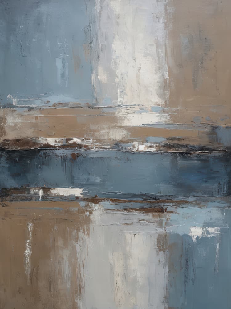 Serene Abstract Landscape by Alpenglow Workshop — canvas wall art