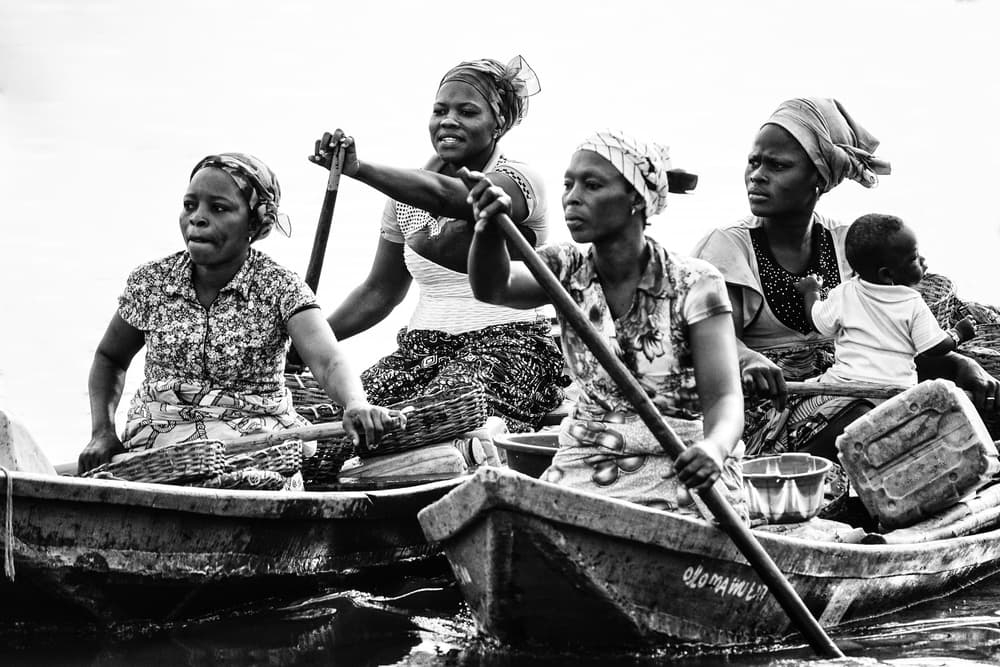 Women's River Journey by Elena Molina — canvas wall art