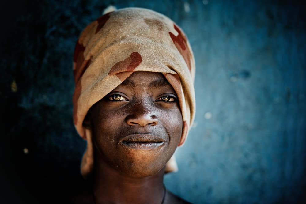 A hint of a smile by Trevor Cole — canvas wall art