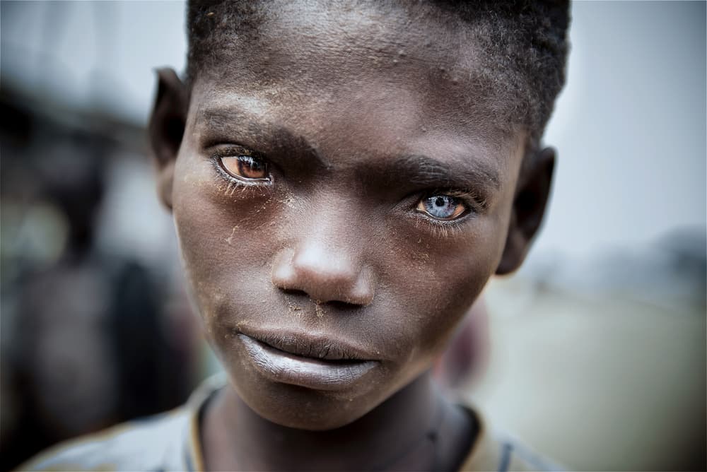 Boy With Striking Eyes by Trevor Cole — canvas wall art
