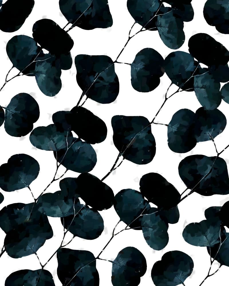 Dark Botanical Elegance by Uma Gokhale — canvas wall art