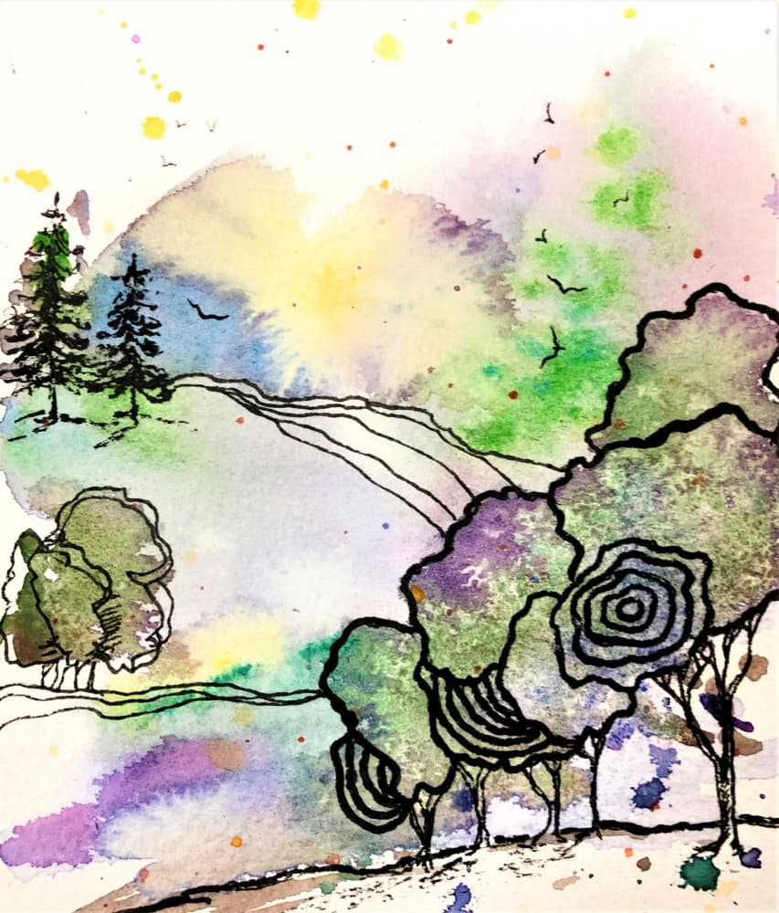 SUMMER TIME by Anda Bieza — canvas wall art